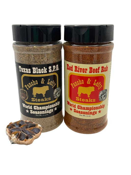 The Perfect Steak: Layered with Texas Black SPG and Red River Beef Rub