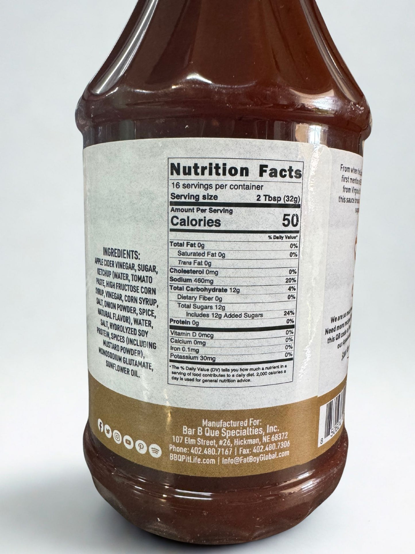 Fat Boy Hickman’s BBQ Appalachian Red Sauce