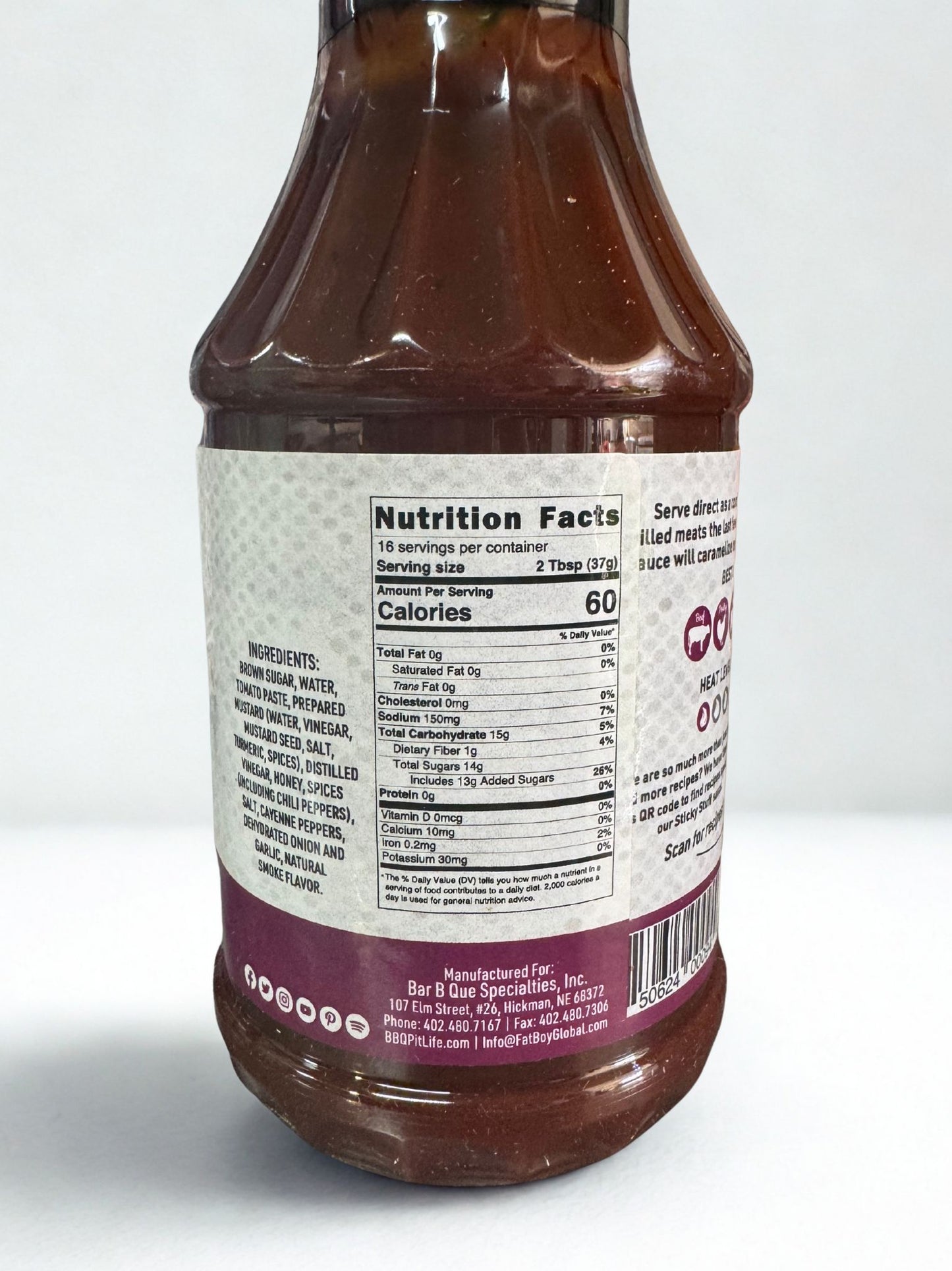 Fat Boy Hickman’s BBQ Sticky Stuff Sauce