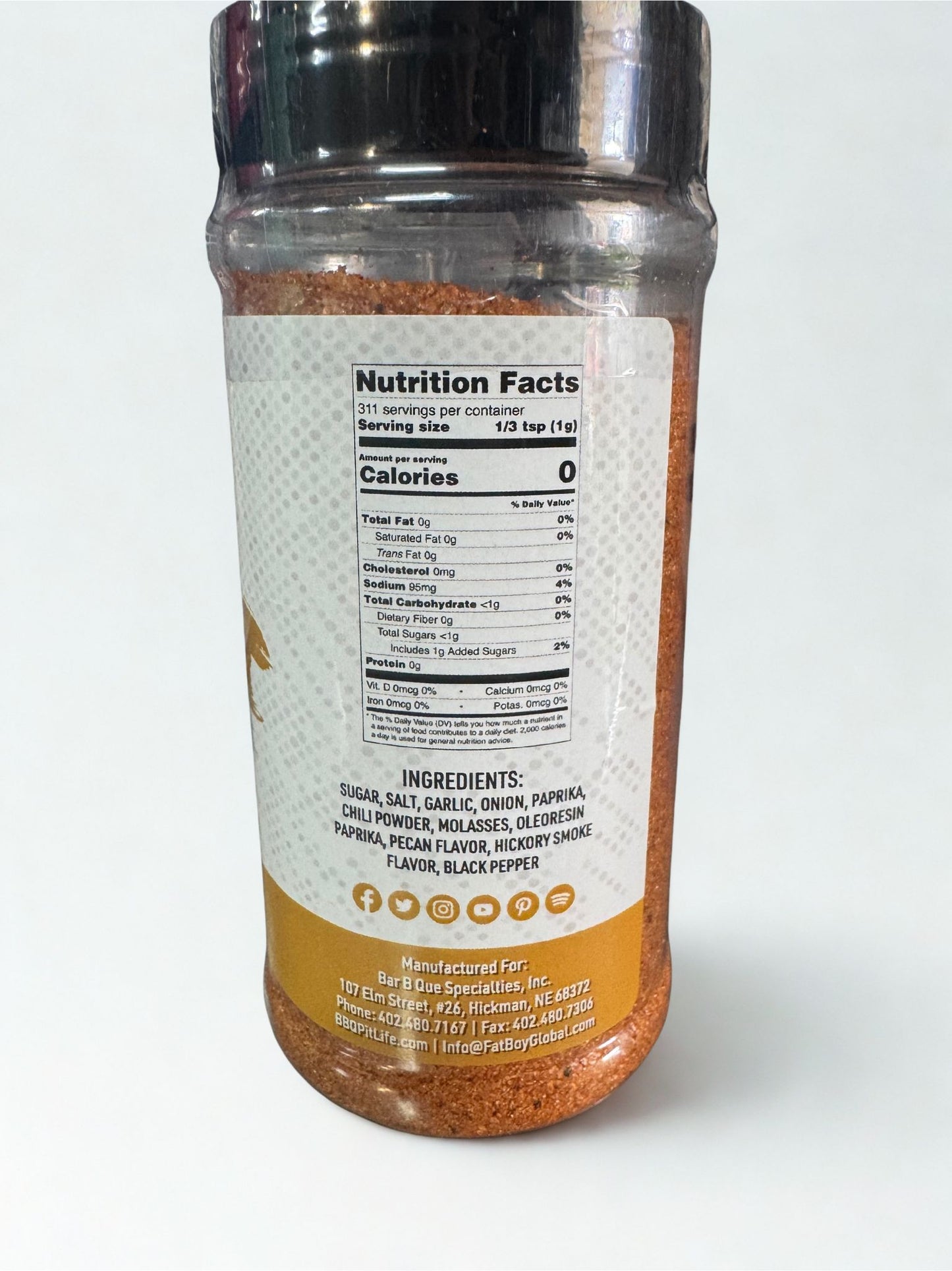 Fat Boy Hickman’s BBQ Pecan Rub