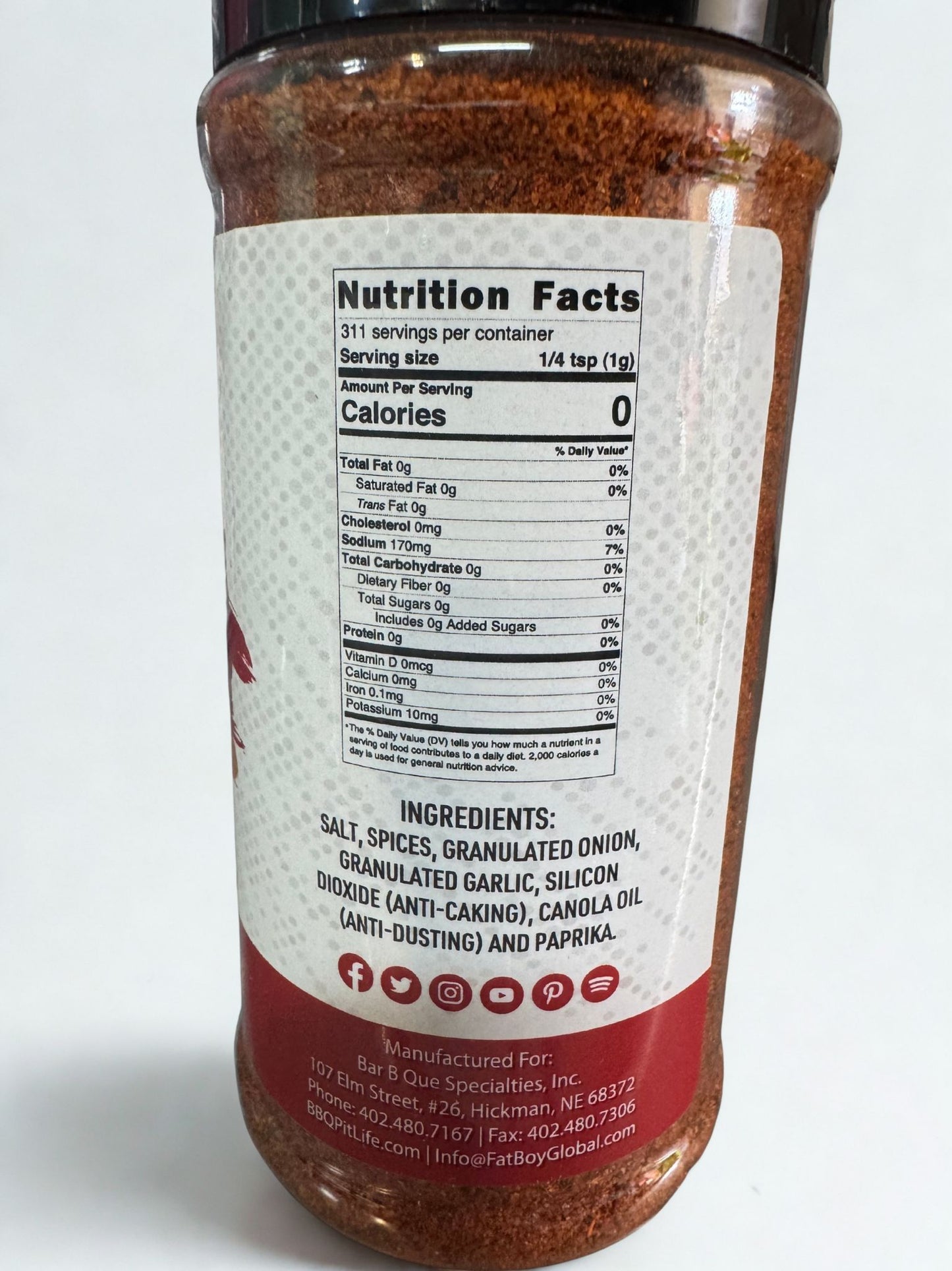 Fat Boy Hickman’s BBQ Premium All Purpose Rub