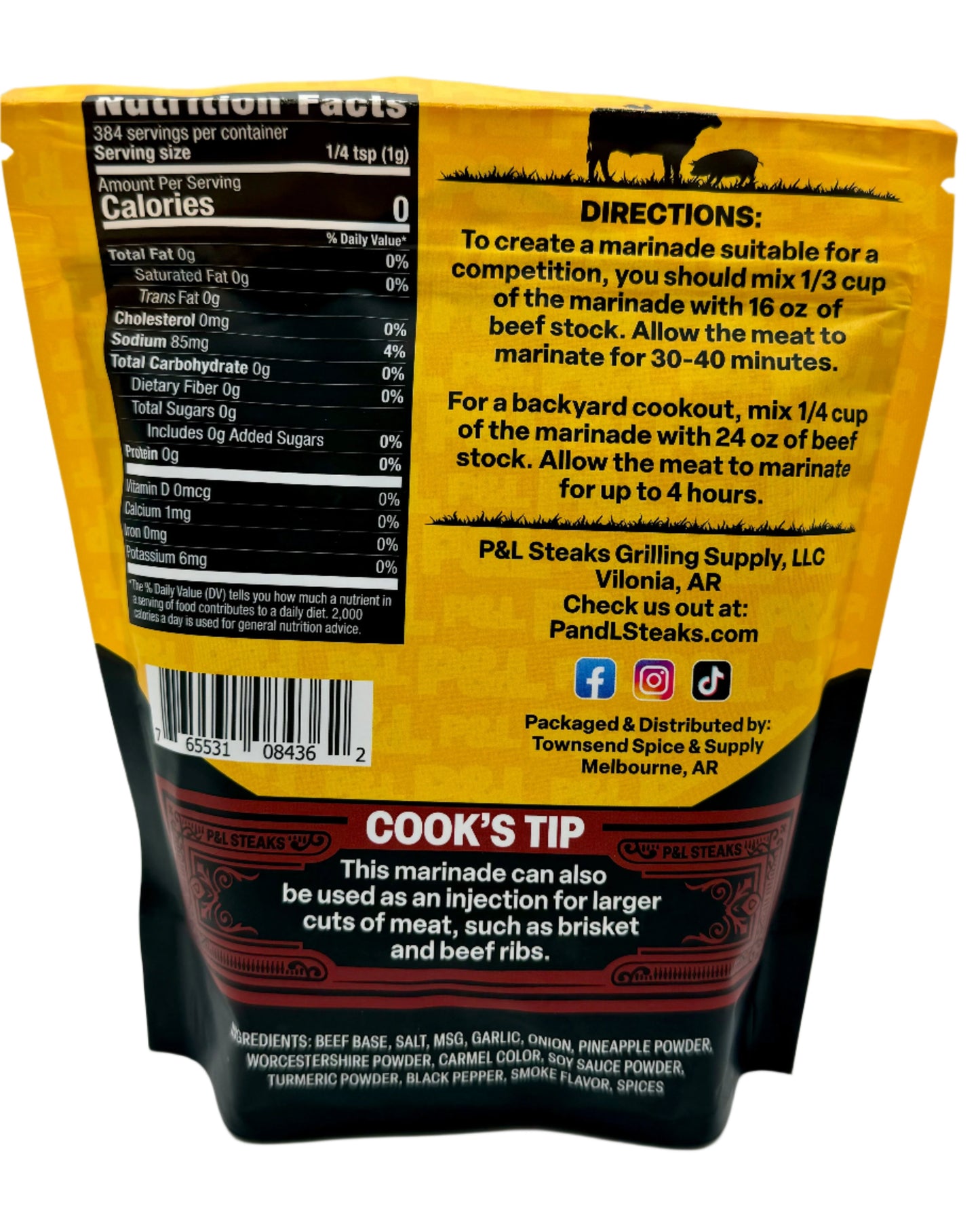The Lone Star Gold Marinade