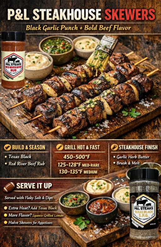 P&L STEAKHOUSE SKEWERS
