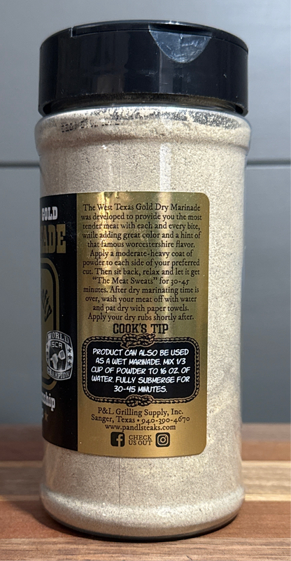 West Texas Gold Dry Marinade