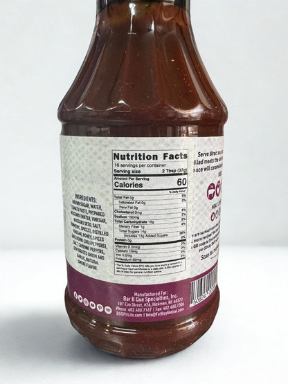 Fat Boy Hickman’s BBQ Sticky Stuff Sauce
