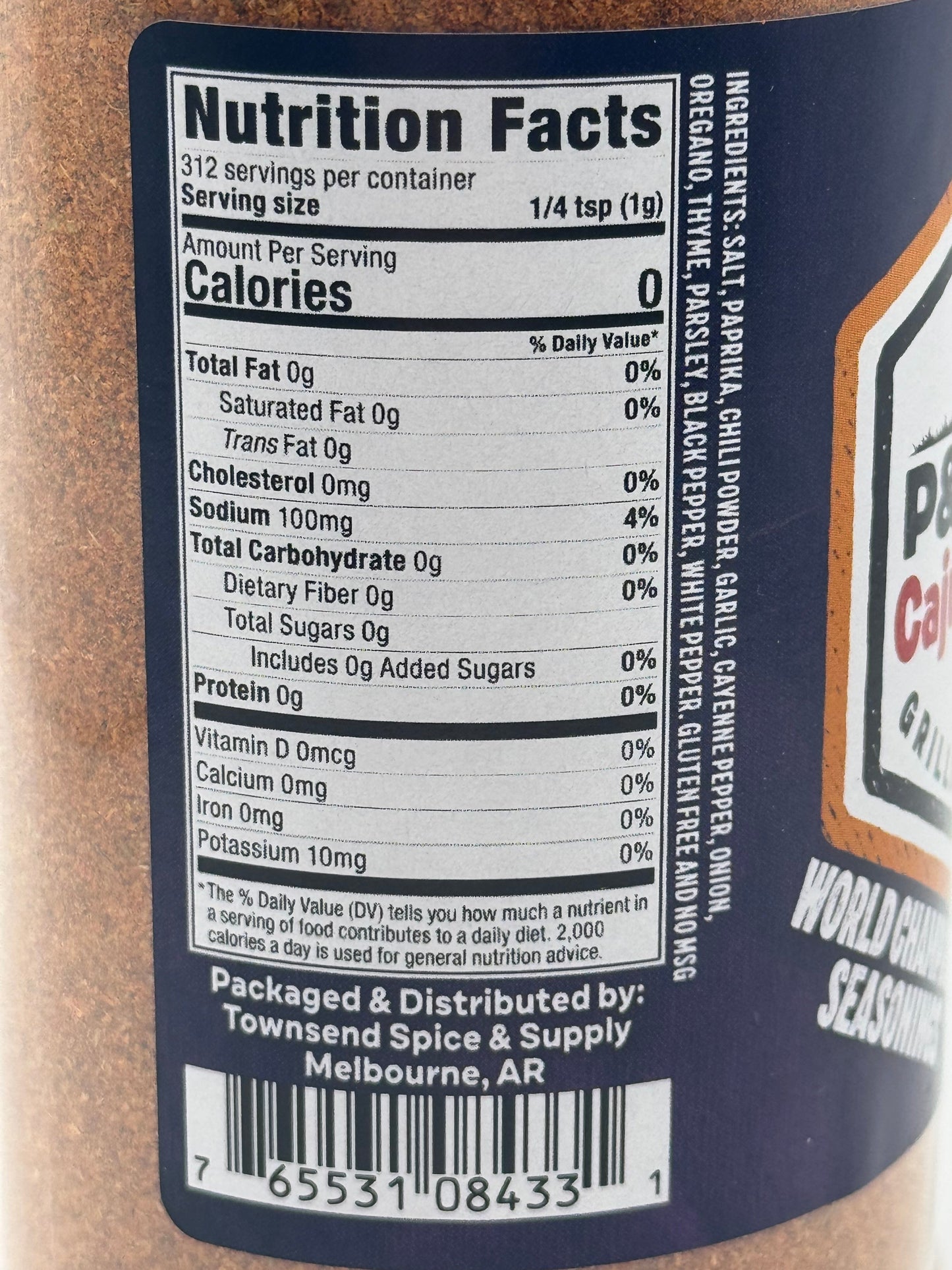 Cajun Blackening Seasoning